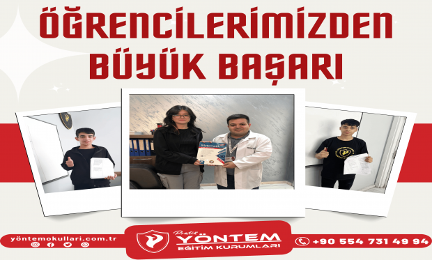 Öğrencilerimizden Büyük Başarı
